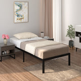 Minimalist Bed Frame - Black - Castle Beds