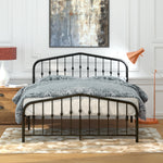 Washington Bed - Charcoal Grey - Ambee21