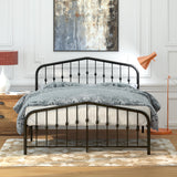 Washington Bed - Charcoal Grey - Ambee21