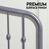 Washington Bed - Charcoal Grey - Ambee21