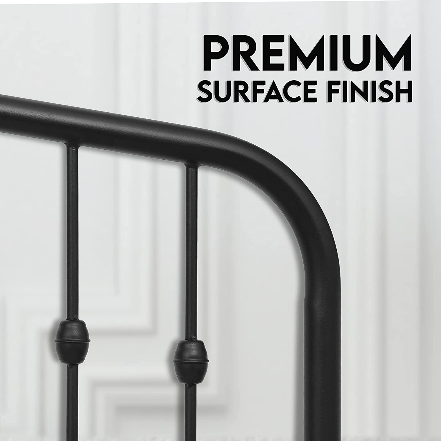 Washington Bed - Charcoal Grey - Ambee21