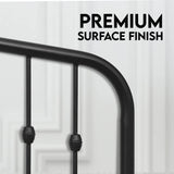 Washington Bed - Charcoal Grey - Ambee21