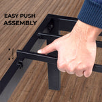 Minimalist Bed Frame - Black - Castle Beds
