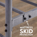 Washington Bed - Charcoal Grey - Ambee21