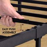 Washington Bed - Charcoal Grey - Ambee21