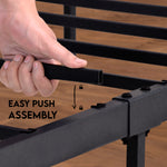 Vintage Bed Frame - Black - Ambee21