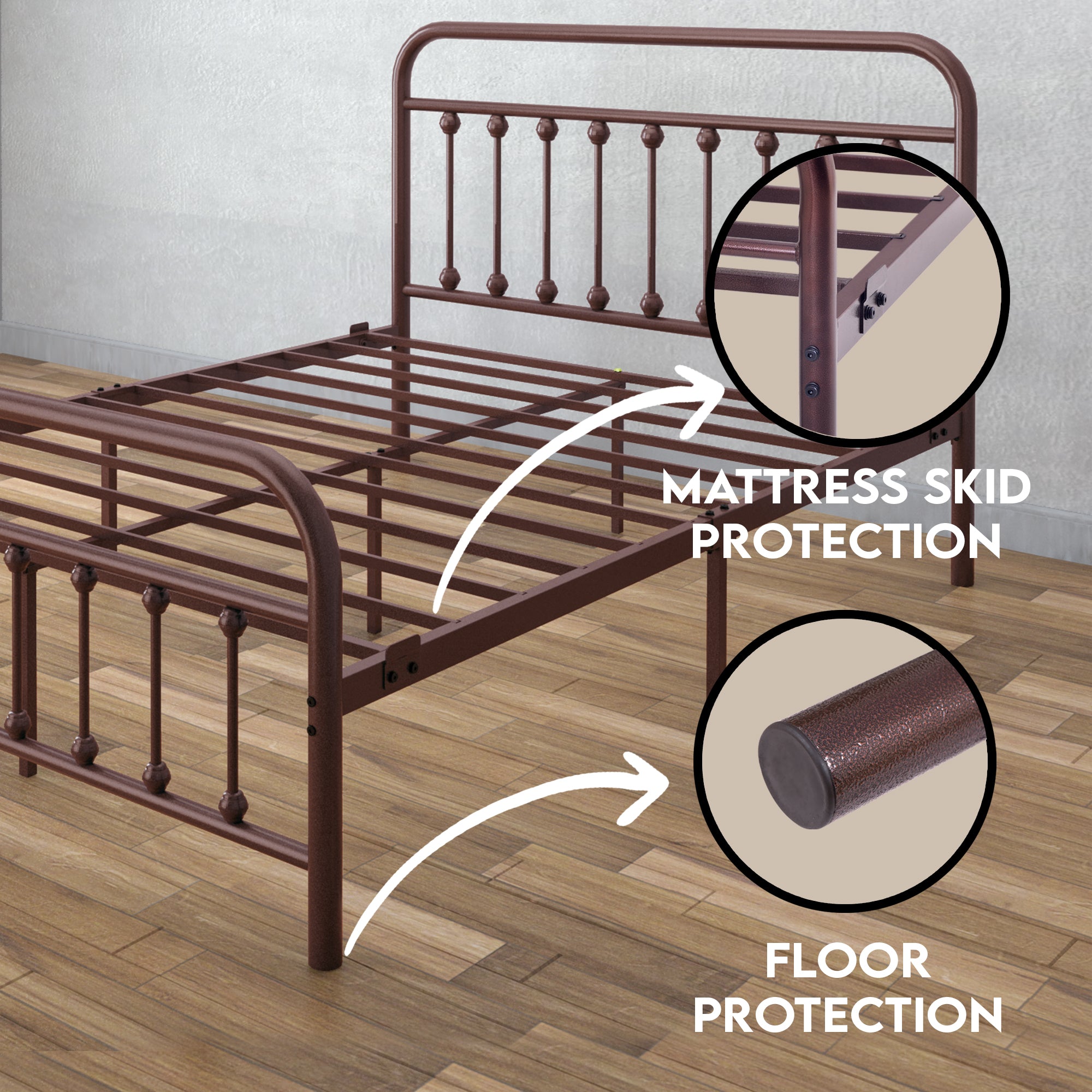 Vintage Bed Frame - Ambee21