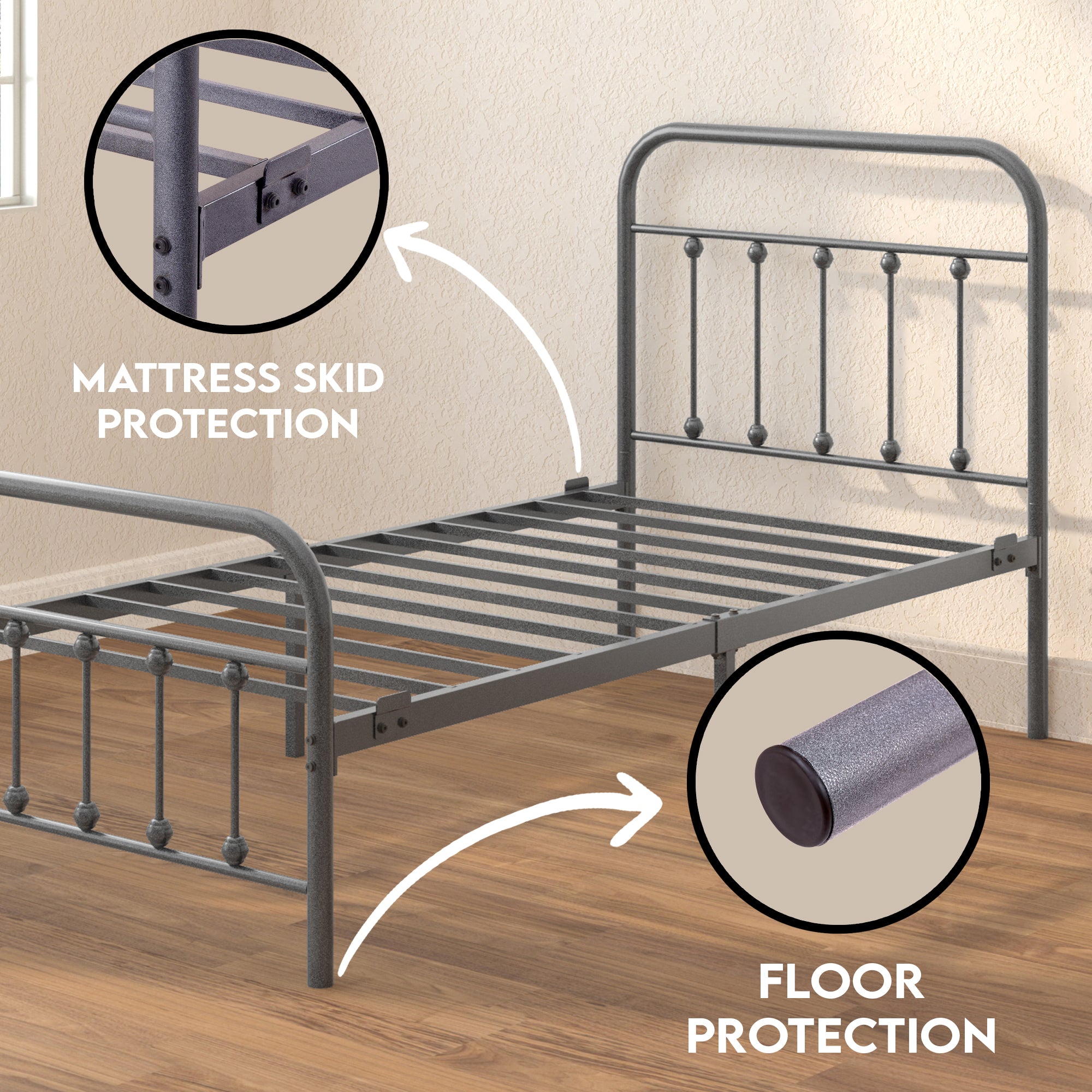 Vintage Bed Frame - Ambee21