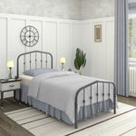 Washington Bed - Charcoal Grey - Ambee21