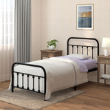 Vintage Bed Frame - Black - Ambee21