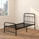 Vintage Bed Frame - Black - Ambee21
