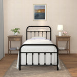Vintage Bed Frame - Black - Ambee21