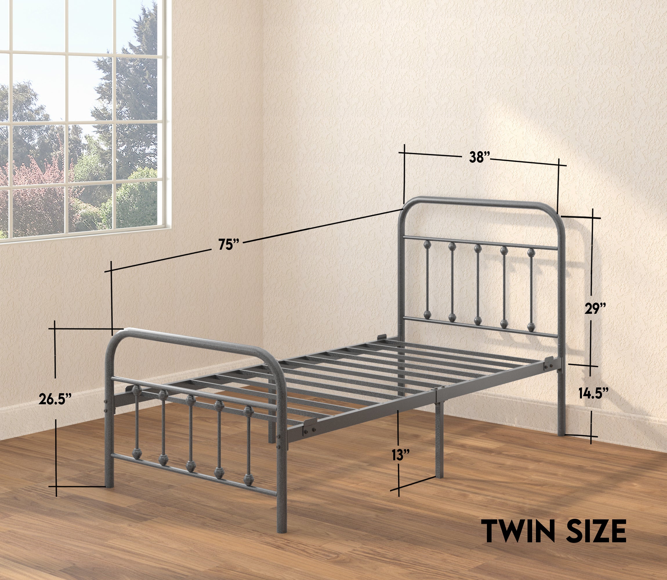Vintage Bed Frame - Ambee21