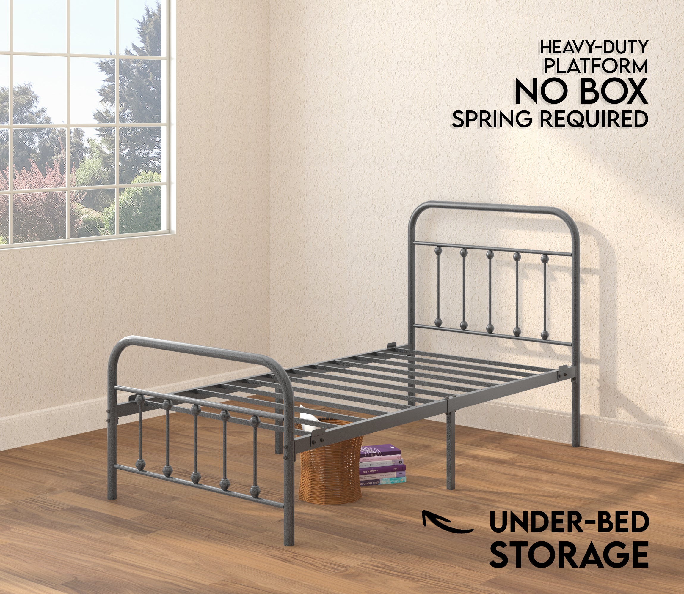 Vintage Bed Frame - Ambee21