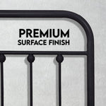 Vintage Bed Frame - Black - Ambee21
