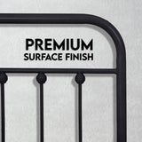 Vintage Bed Frame - Black - Ambee21