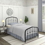 Washington Bed - Charcoal Grey - Ambee21