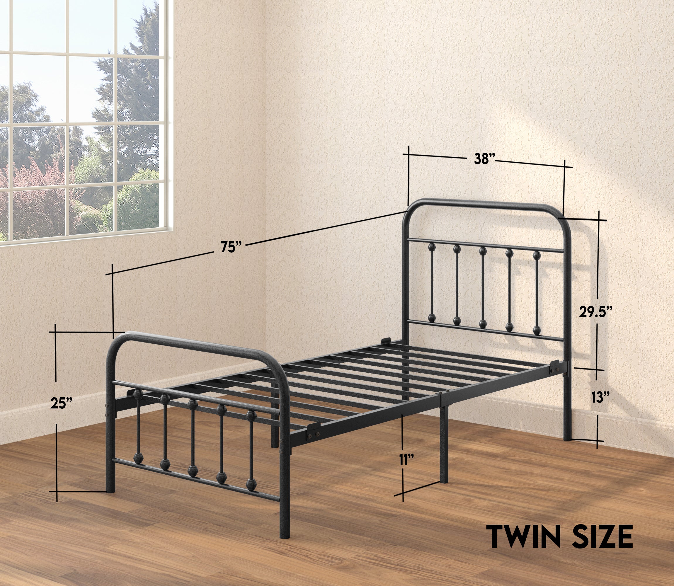 Vintage Bed Frame - Ambee21