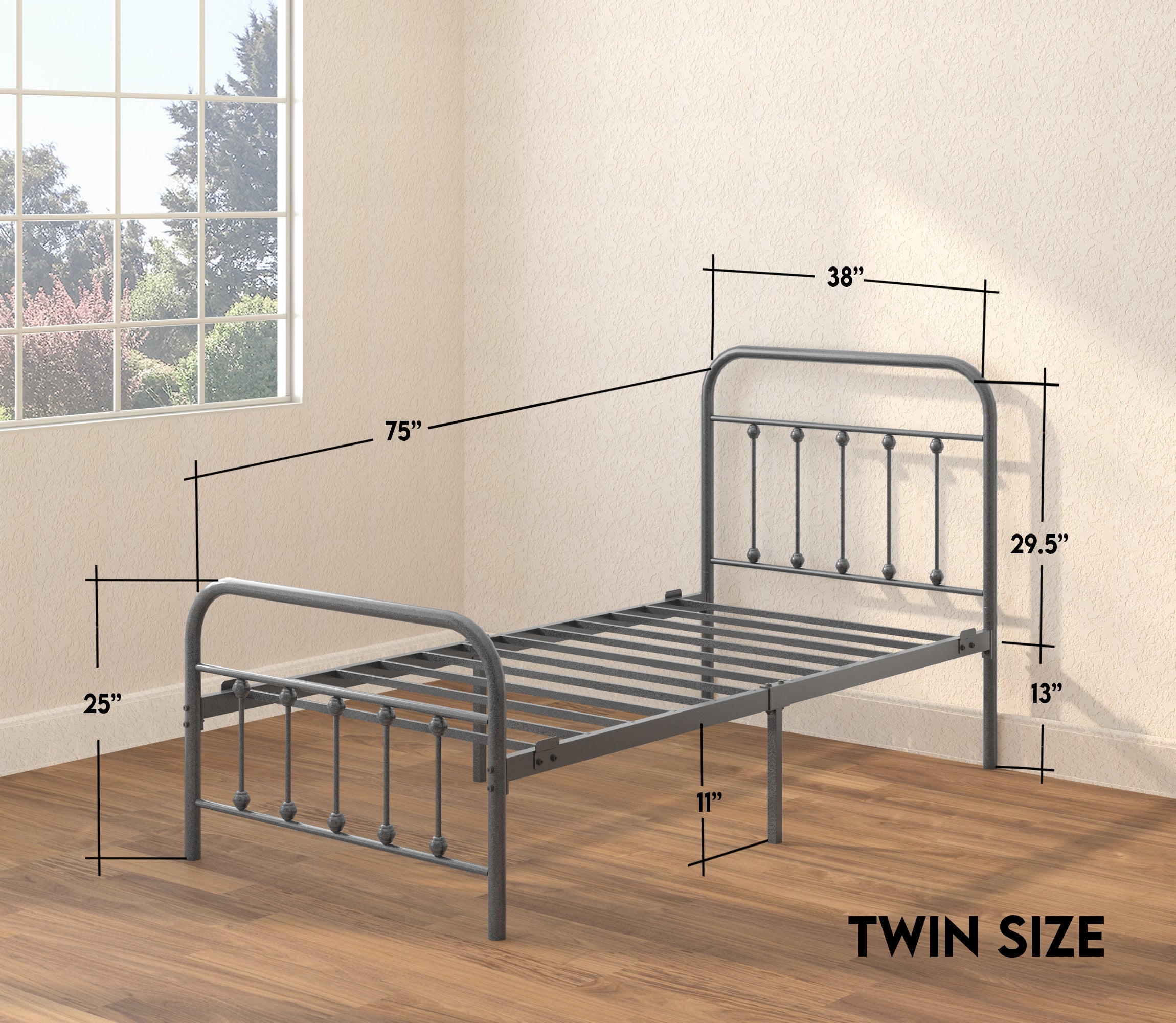 Vintage Bed Frame - Ambee21