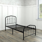 Washington Bed - Charcoal Grey - Ambee21