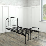 Washington Bed - Charcoal Grey - Ambee21