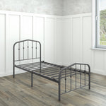 Washington Bed - Charcoal Grey - Ambee21
