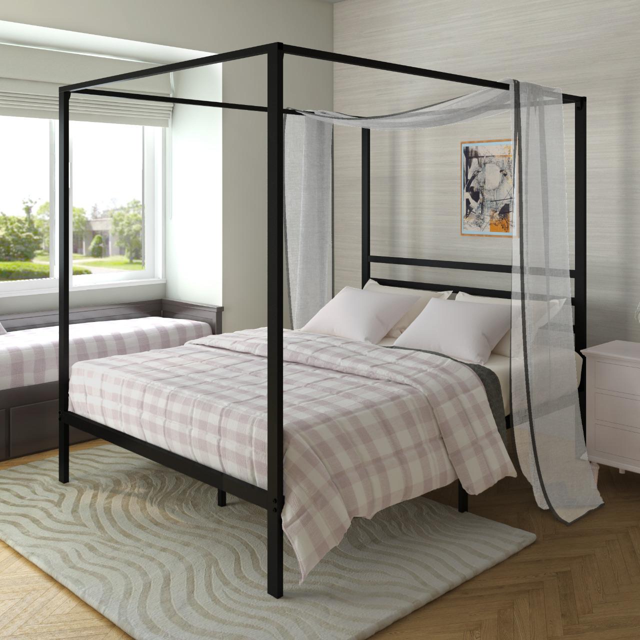 Canopy Bed - Black - Ambee21