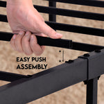 Vintage Bed Frame - Black - Ambee21