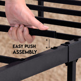 Vintage Bed Frame - Black - Ambee21