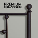 Victorian Bed Frame - Black - Ambee21