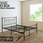 Victorian Bed Frame - Black - Ambee21