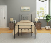 Victorian Bed Frame - Black - Ambee21